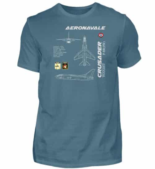 Aéronavale F-8E CRUSADER - Men Basic Shirt-1230