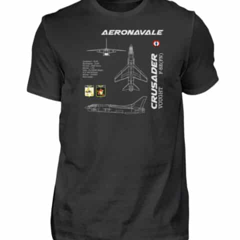 Aéronavale F-8E CRUSADER - Men Basic Shirt-16