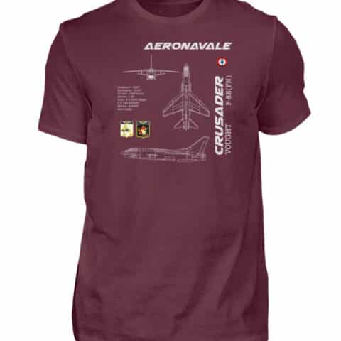 Aéronavale F-8E CRUSADER - Men Basic Shirt-839