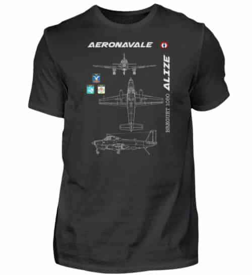 Aéronavale BREGUET ALIZE - Men Basic Shirt-16