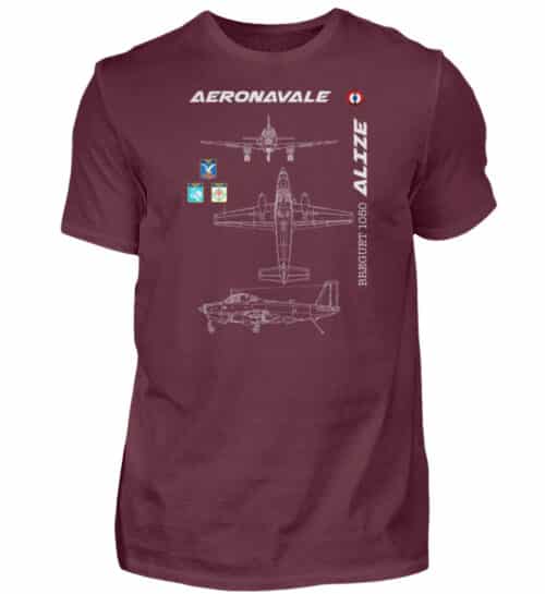 Aéronavale BREGUET ALIZE - Men Basic Shirt-839