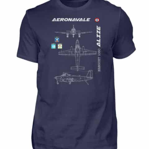Aéronavale BREGUET ALIZE - Men Basic Shirt-198