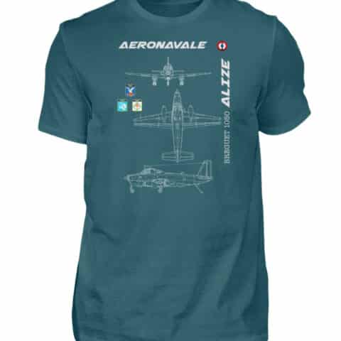 Aéronavale BREGUET ALIZE - Men Basic Shirt-1096
