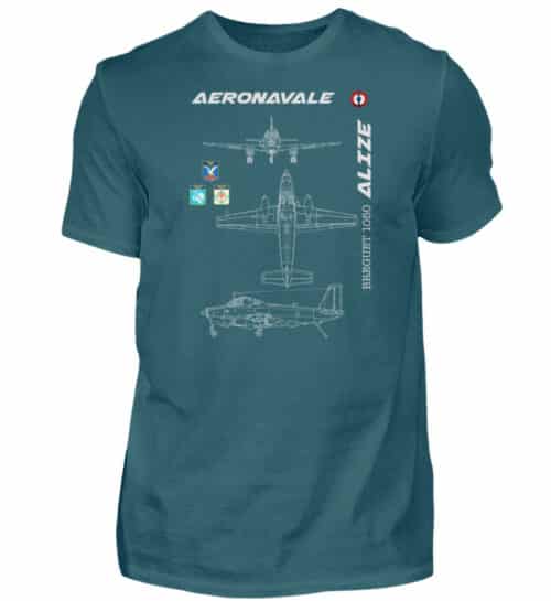 Aéronavale BREGUET ALIZE - Men Basic Shirt-1096