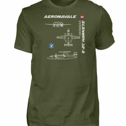 Aéronavale E2-C HAWKEYE - Men Basic Shirt-1109