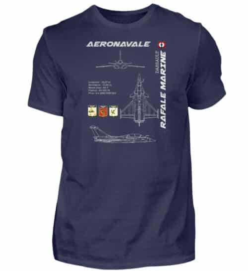 Aéronavale RAFALE - Men Basic Shirt-198