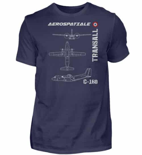 AEROSPATIALE C-160 TRANSALL - Men Basic Shirt-198