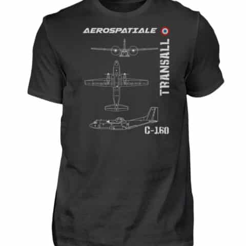 AEROSPATIALE C-160 TRANSALL - Men Basic Shirt-16