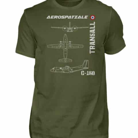 AEROSPATIALE C-160 TRANSALL - Men Basic Shirt-1109