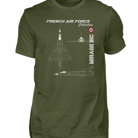 T-shirt MIRAGE IIIC - Men Basic Shirt-1109