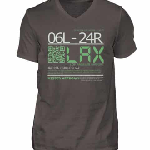 Los Angeles Airport col V - V-Neck Shirt for Men-2618