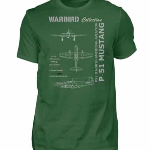P51 MUSTANG Warbird Collection - Men Basic Shirt-833