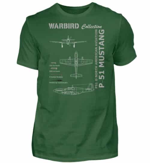 P51 MUSTANG Warbird Collection - Men Basic Shirt-833