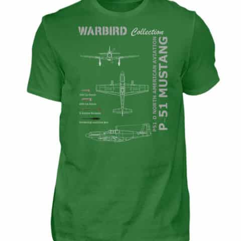 P51 MUSTANG Warbird Collection - Men Basic Shirt-718