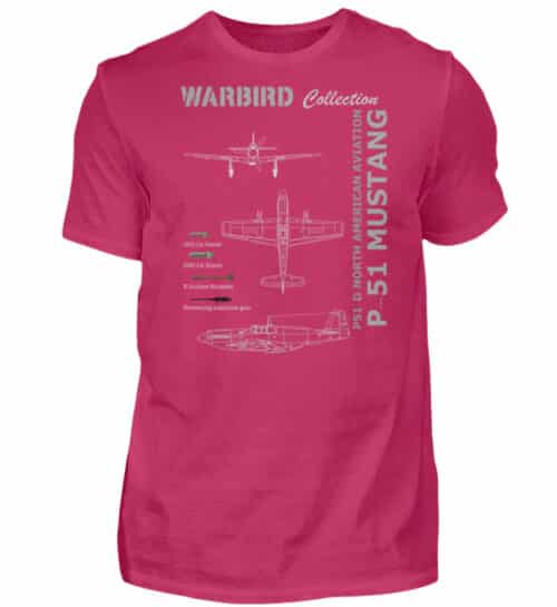 P51 MUSTANG Warbird Collection - Men Basic Shirt-1216