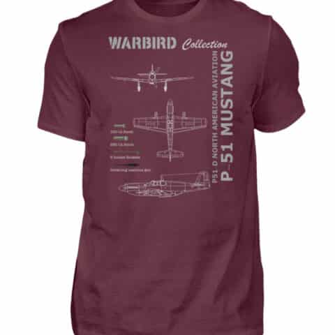 P51 MUSTANG Warbird Collection - Men Basic Shirt-839