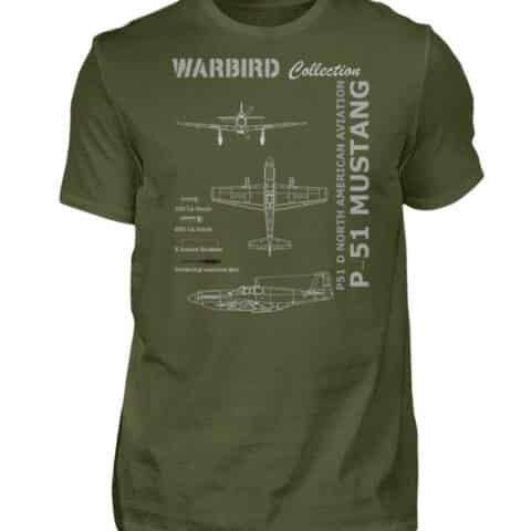 P51 MUSTANG Warbird Collection - Men Basic Shirt-1109