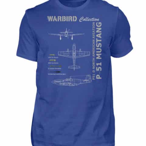 P51 MUSTANG Warbird Collection - Men Basic Shirt-668