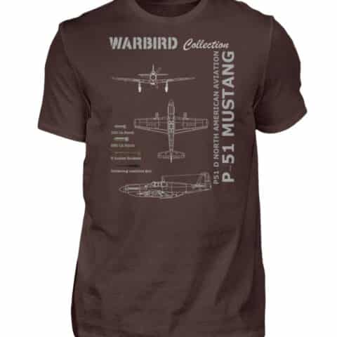 P51 MUSTANG Warbird Collection - Men Basic Shirt-1074