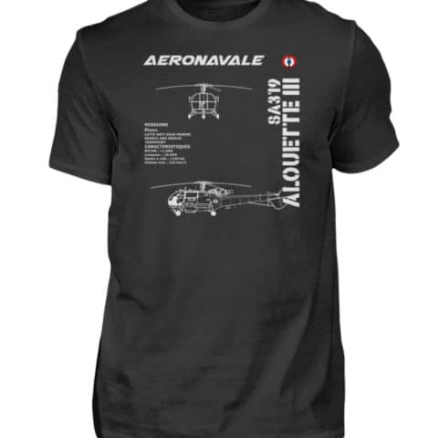 AERONAVALE ALOUETTE III - Men Basic Shirt-16