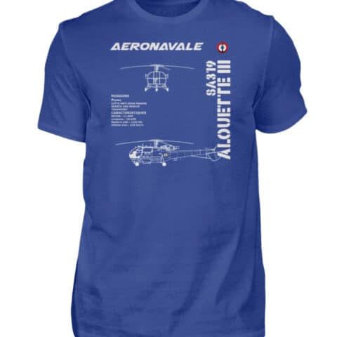 AERONAVALE ALOUETTE III - Men Basic Shirt-668