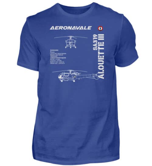 AERONAVALE ALOUETTE III - Men Basic Shirt-668