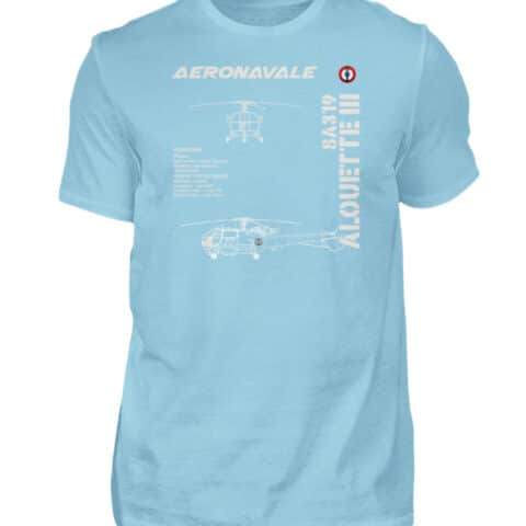 AERONAVALE ALOUETTE III - Men Basic Shirt-674