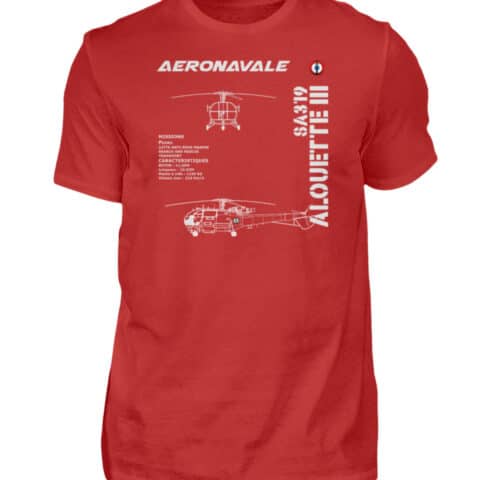 AERONAVALE ALOUETTE III - Men Basic Shirt-4