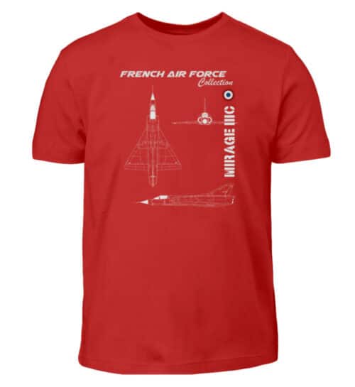 T-shirt French Air Force MIRAGE IIIC - Kids Shirt-4