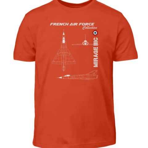 T-shirt French Air Force MIRAGE IIIC - Kids Shirt-1236