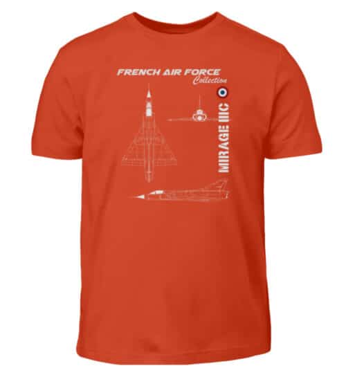 T-shirt French Air Force MIRAGE IIIC - Kids Shirt-1236