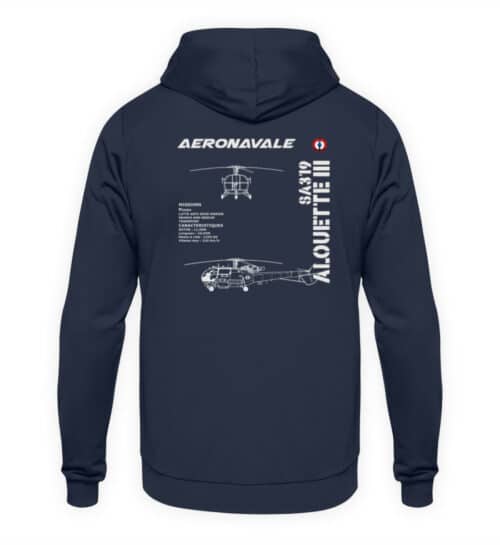 AERONAVALE ALOUETTE III - Unisex Hoodie-1698