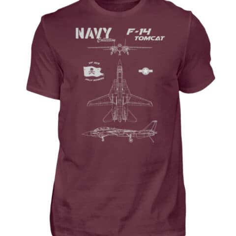 F 14 Jolly Rogers - Men Basic Shirt-839