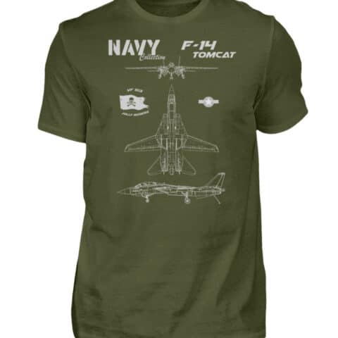 F 14 Jolly Rogers - Men Basic Shirt-1109