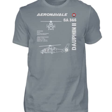 AERONAVALE DAUPHIN II - Men Basic Shirt-1157