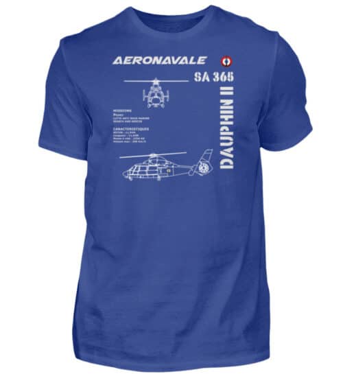 AERONAVALE DAUPHIN II - Men Basic Shirt-668