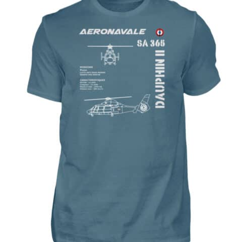 AERONAVALE DAUPHIN II - Men Basic Shirt-1230