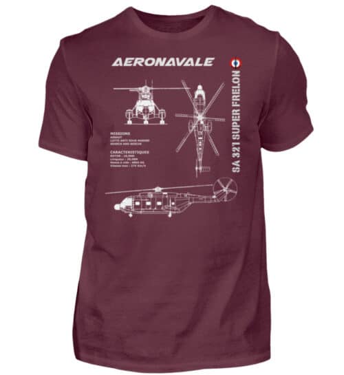 AERONAVALE Super Frelon - Men Basic Shirt-839