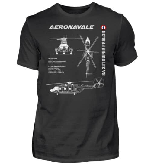AERONAVALE Super Frelon - Men Basic Shirt-16