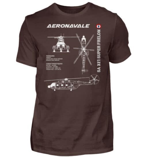 AERONAVALE Super Frelon - Men Basic Shirt-1074