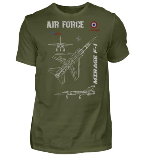 MIRAGE F-1 Air Force - Men Basic Shirt-1109