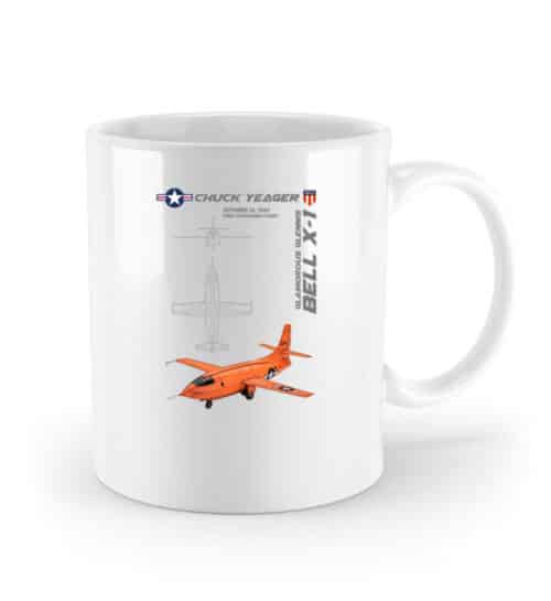 Chuck Yeager et le Bell X-1 - Standard Mug-3
