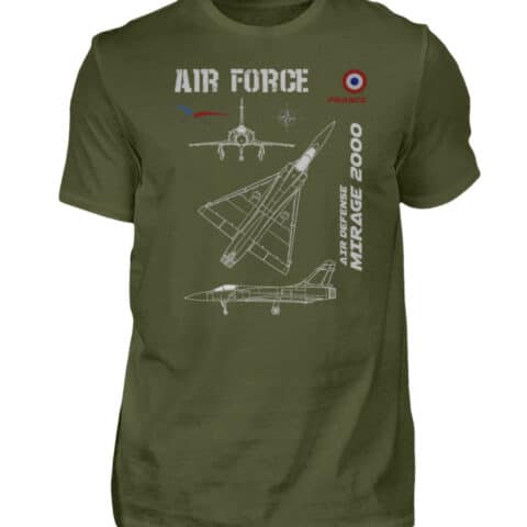 Air Force : MIRAGE 2000 - Men Basic Shirt-1109