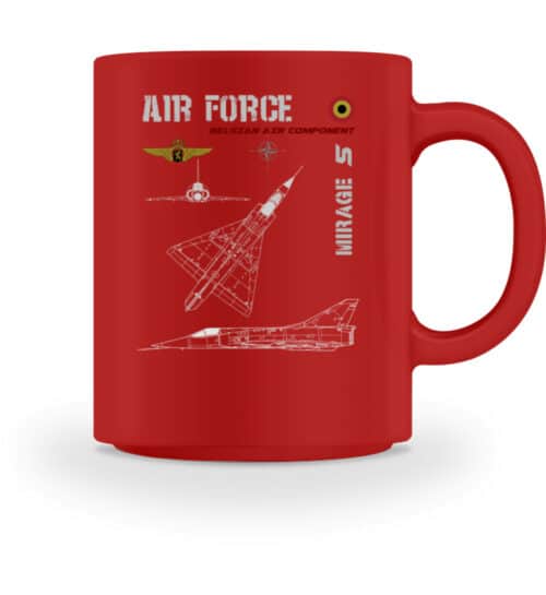 Air Force : MIRAGE 5 BELGIQUE - mug-4