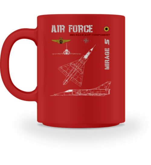 Air Force : MIRAGE 5 BELGIQUE - mug-4