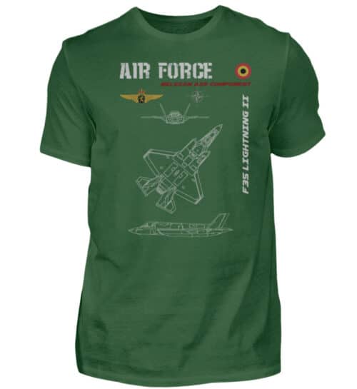 Air Force : F35 BELGIQUE - Men Basic Shirt-833