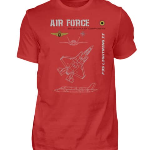 Air Force : F35 BELGIQUE - Men Basic Shirt-4