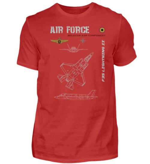 Air Force : F35 BELGIQUE - Men Basic Shirt-4