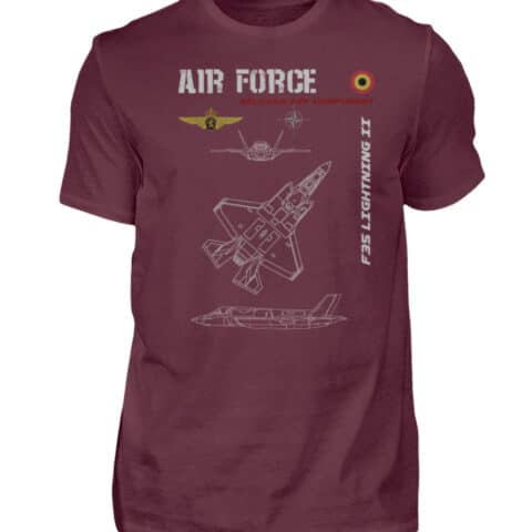 Air Force : F35 BELGIQUE - Men Basic Shirt-839