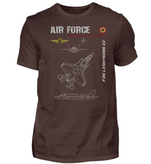 Air Force : F35 BELGIQUE - Men Basic Shirt-1074